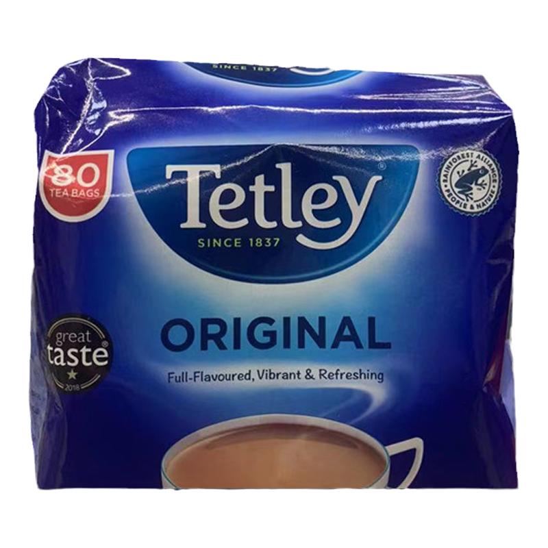 現(xiàn)貨 英國(guó)泰特利紅茶British Food Engish Tea Tetley 80包