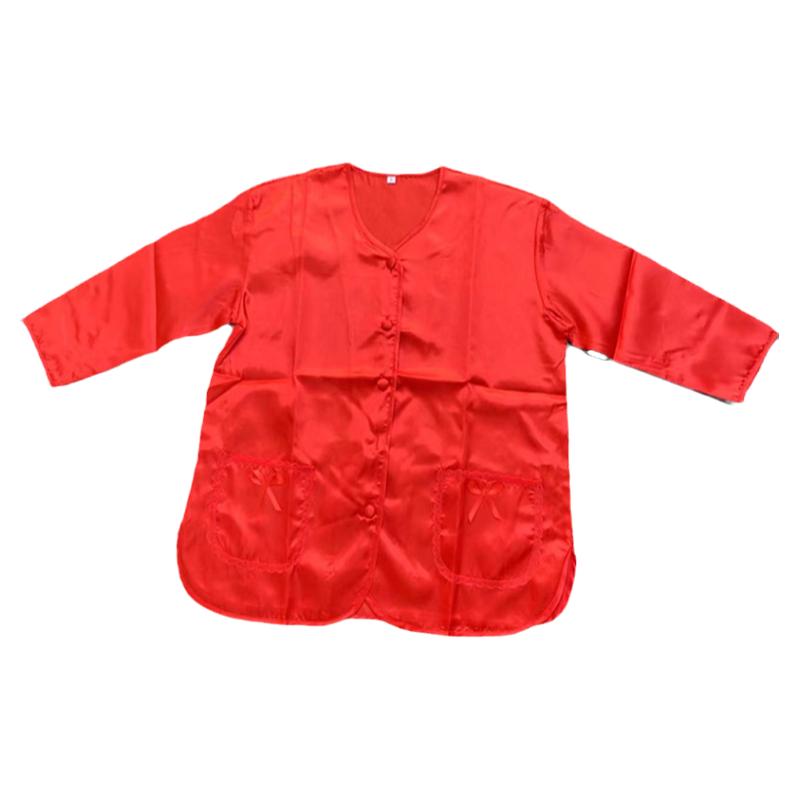 香港结婚睡衣红色V领 新娘上头用品 龙凤裙褂秀禾服内打底 包邮