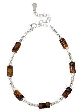 新中式禅意温润绿玉髓圆珠手串清透绿色碎石手链小众手工手饰女潮