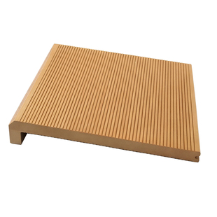 塑木楼梯踏步板防滑耐磨实心户外台阶塑木地板庭院花园公园防腐板