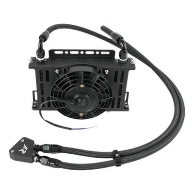 汽车通用机油散热器改装日式油冷器铝AN10通用变速箱油冷却器13排