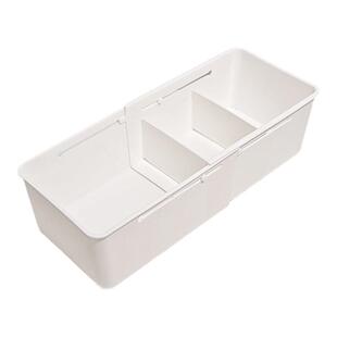 药品分类收纳盒可伸缩抽屉式内置分格储物盒长方形整理箱改造神器