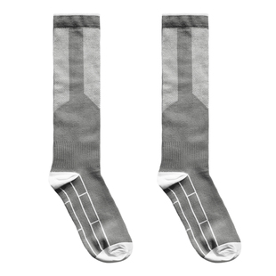 3双49岩也男士长筒运动袜子压力透气骑行弹力袜高筒潮流薄款UNMAD