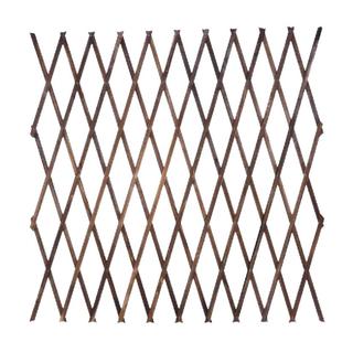 户外木格栅伸缩木拉网围栏网格花架防腐木篱笆攀爬架碳化木栅栏