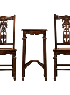 红木海派客厅办公室椅子摆件