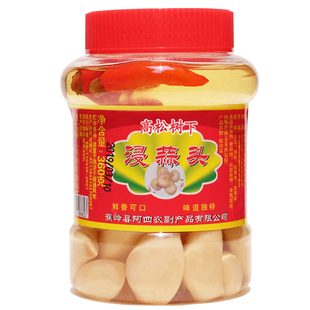 阿四高松树下浸蒜头梅州客家特产糖醋酸甜蒜头醋泡大蒜头微辣