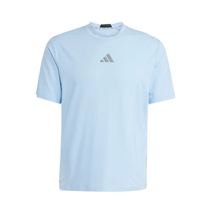 adidas阿迪达斯速干健身衣夏秋新款男INTENSITY清风短袖T恤JW2558