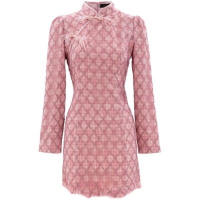 【3件8折】一电影一时装春季新中式改良气质新款旗袍连衣裙女高端