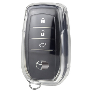 丰田钥匙套透明壳威兰达凌放bz4x适用于男dz3普拉多凯美瑞卡罗拉