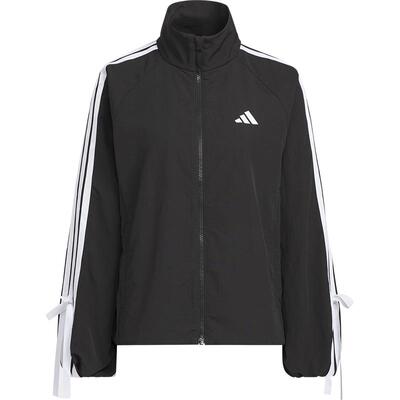 Adidas/阿迪达斯官方正品DANCE WB 1女士蝴蝶结三条纹外套KT5003
