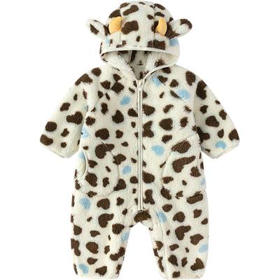 巴拉巴拉balaOne宝宝连体衣绒感