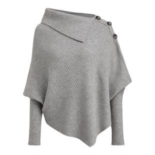 CIDER针织衫毛衣秋冬新款领披肩式长袖针织上衣114882417