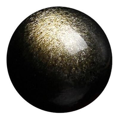天然颗颗双金眼弹幕黑曜石珠子