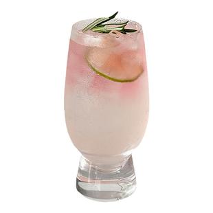 胖胖玻璃果茶杯夏天家用创意透明高颜值女冷饮料喝水果汁啤酒杯子