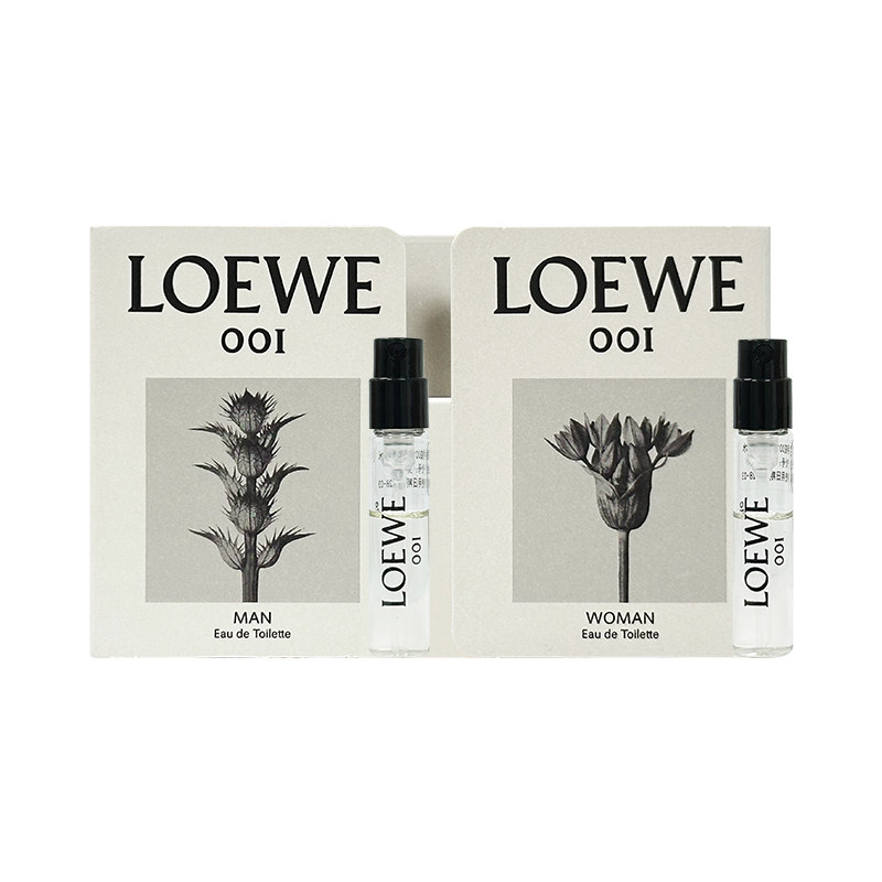 【自营】LOEWE/罗意威001男女士香水事后清晨情侣1.5ml*2体验装
