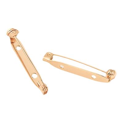 保色14K包金胸针手工材料