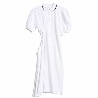 Pushbutton 春夏款女士logo抽绳设计连衣裙银泰百货精品 301596