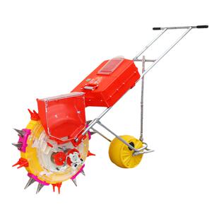 新款手推式播种神器种玉米花生大豆种植点播器施肥一体机手动机器