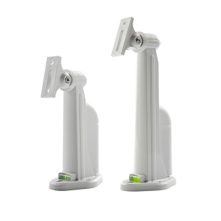 监控收纳支架加长室外万向鸭嘴摄线机带水平仪塑料藏线盒壁装支架