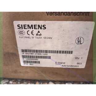 议价西门子6AV7861-3TB00-1AA0工控显示屏一体式19寸6AV78613TB00