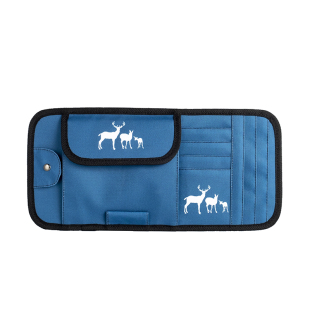 车载cd包汽车遮阳板套收纳袋多功能挡阳遮光板车内碟片证件卡片夹