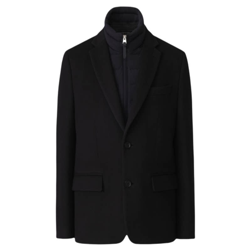【早秋新品】MACKAGE男士 SUTTON立领羊毛保暖可拆卸羽绒大衣外套