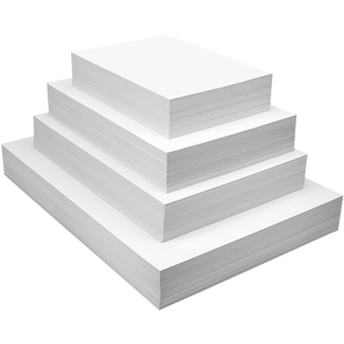 荷兰白色卡纸A4手工diy缠花加厚硬卡纸300克双面打印A4纸四开8开儿童绘画纸4K8K学生画画卡纸a3纸200g白卡纸