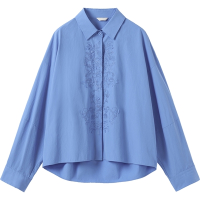 播商场同款通勤气质衬衫女秋季新款洋气复古上衣BDS3CD3123