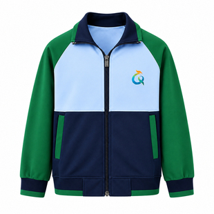 清远市统一校服中小学生秋季运动外套长裤拼色班服套装官方