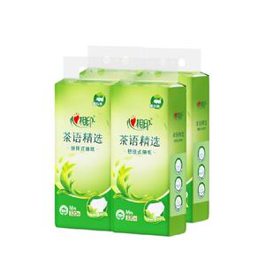 心相印茶语悬挂抽纸4层320抽4提