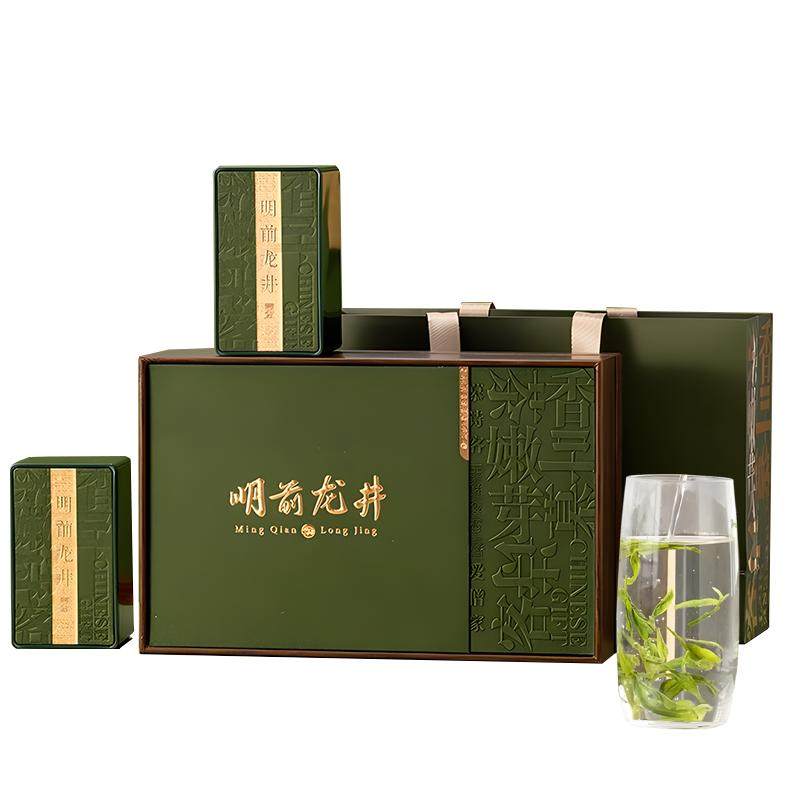 鲜韵扬龙井茶2026新茶明前龙井春茶绿茶叶中秋送礼高档礼盒装250g