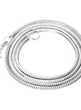 LUCKJAY925纯银蛇骨链项链高级感