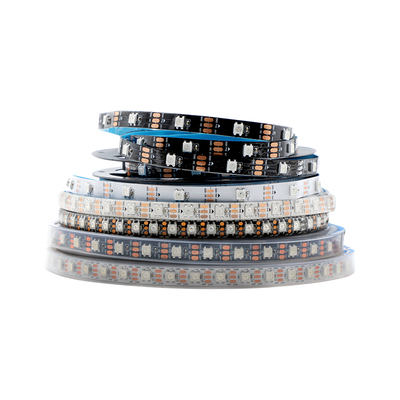 LED可编程序WS2812B幻彩灯带5V伏内置IC单点单控5050RGB全彩灯条