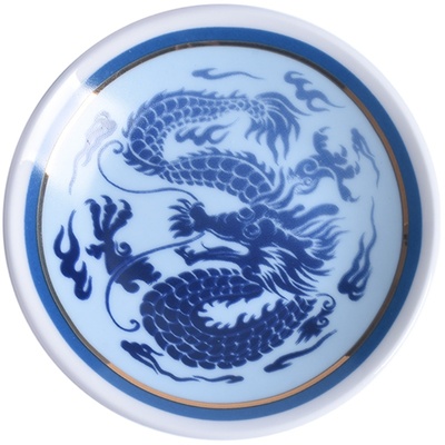 上博文创小瓷盘家居饰品创意摆件