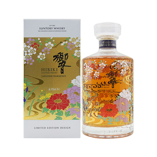 日本宾三得利响配型威士忌流水百花2021限量版700ml43%礼盒行货