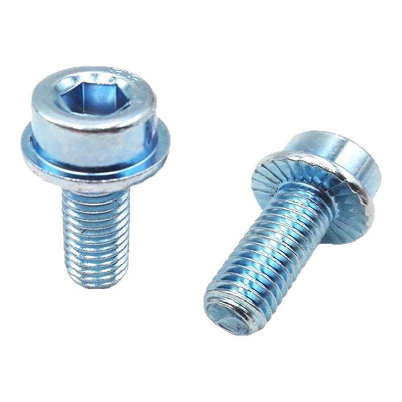 DIN251内六角圆柱头带齿法兰面螺丝垫防滑螺钉8.8级M3M4M5M6M8M10