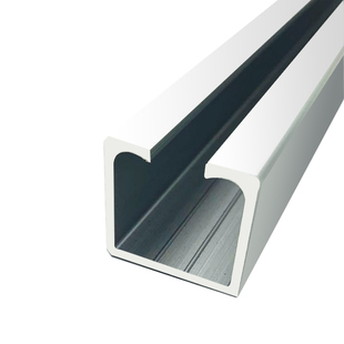 2.2mm厚度吊轨推拉门轨道滑槽铝合金玻璃木门滑轨滑道门配件