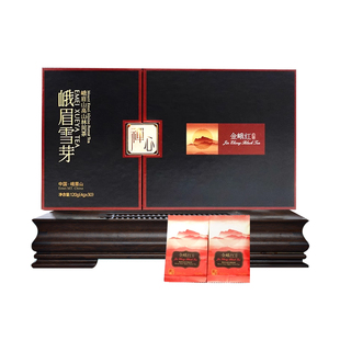 峨眉雪芽 金峨红禅心120g 四川峨眉山红茶礼盒装