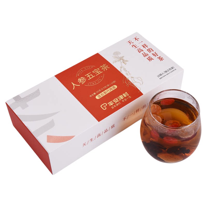平安津村人参五宝茶6.5g*10袋