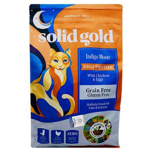 solid gold金装素力高无谷鲜鸡肉猫粮普素羊肉美毛三文鱼全猫粮