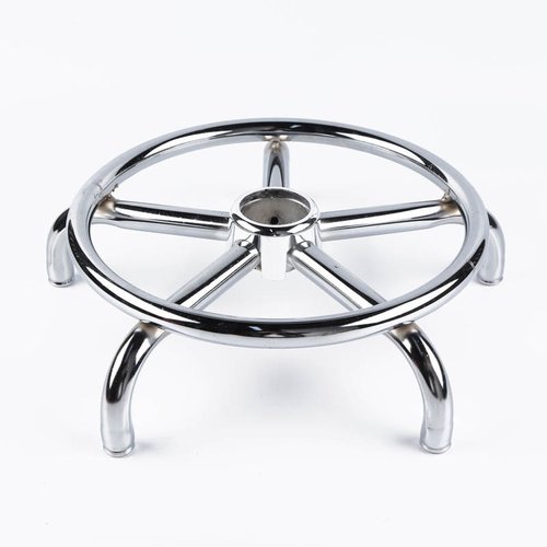 酒吧椅子底部轮子底座五星转椅脚脚理发支架配件椅底盘圆凳哈