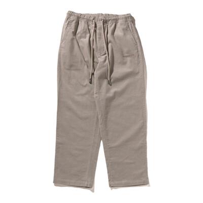 同色系刺绣灯芯绒休闲裤