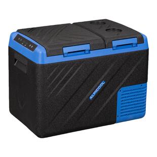 冰虎车载冰箱压缩机制冷车家两用12V24V220V冷冻冷藏双开门小冰箱