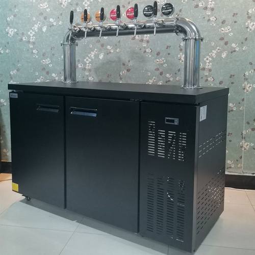 雅黑色风冷扎啤机精酿啤酒制冷设备保鲜柜啤酒机商业扎啤机