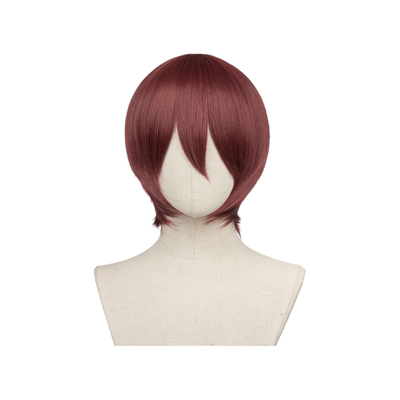 曼柒殿阁 酒红黄棕橙黄浅金亚麻色MSN万用cos头皮顶短发25-48色