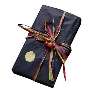 Half Moon黑夜花火雪梨纸包装纸高级感商务送礼质感礼品纸材料包