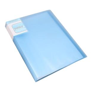 康百B5插页40页文件夹资料册小清新可爱收纳透明可翻页16K乐谱夹子20页分页夹60页歌谱报告夹档案夹100页16开