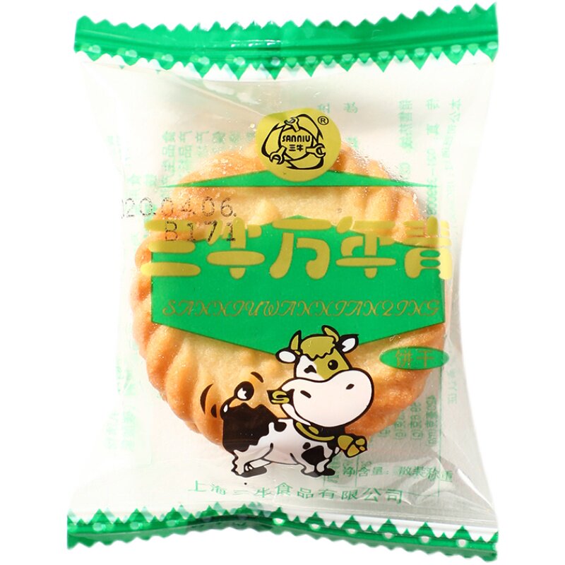 上海三牛饼干椰丝高钙奶万年青