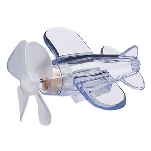 风力发光电小飞机灯电动摩托车氛围爆闪灯亮光车载装饰风能车外灯