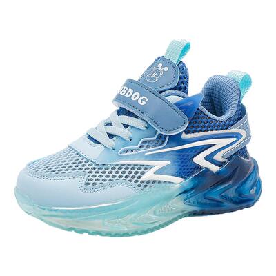 巴布豆童鞋男童网鞋夏季2026新款男孩网面透气夏款女儿童运动鞋子